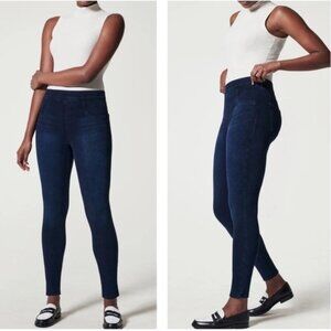 SPANX‎ Jean-ish Ankle Leggings Women's LARGE Stretch Pull-On Pants 20018R